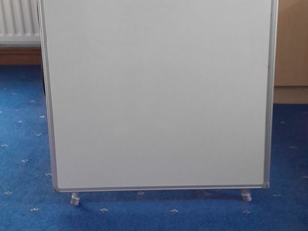 Whiteboard with Flip Chart on Tripod