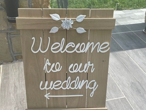 Wedding Reception/Church Sign