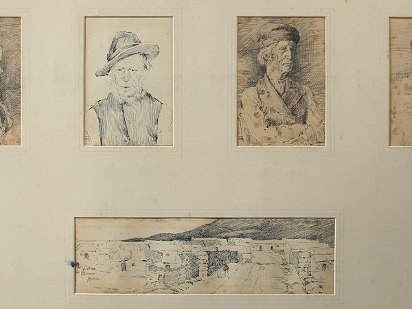 Sketches of Achill Islanders by Alfred Hugh Fisher