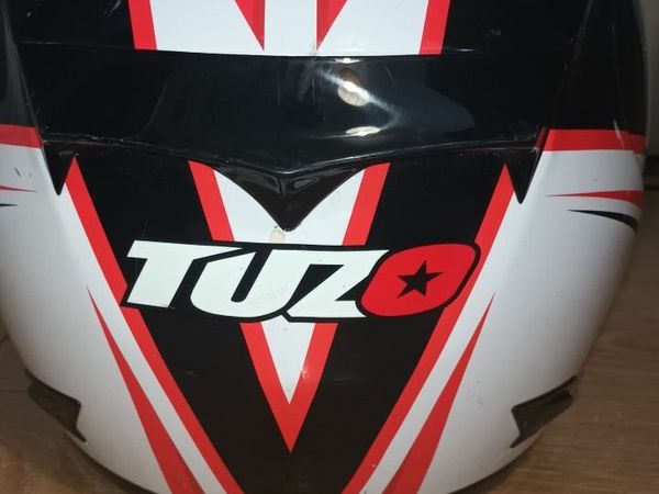 Tuzo Ghost Motorcycle Crash Helmet ECE Approved