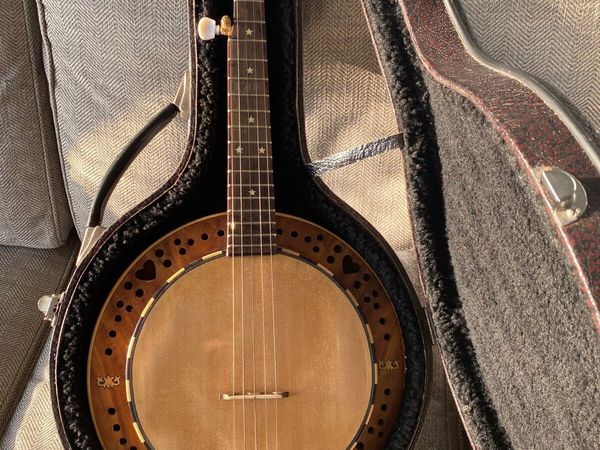 5 string wooden Banjo