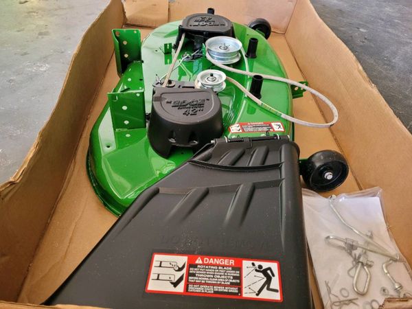 John deere mower discount decks for sale