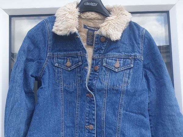 A&F Fleece Lined Womens Denim Jackets