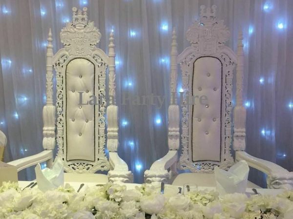 Wedding White Throne Chairs Hire