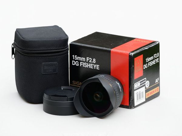 Near-New Sigma 15mm F2.8 Fisheye Lens for Nikon F mount
