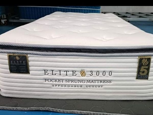 4'6 3000 pocket sprung pillow top matress