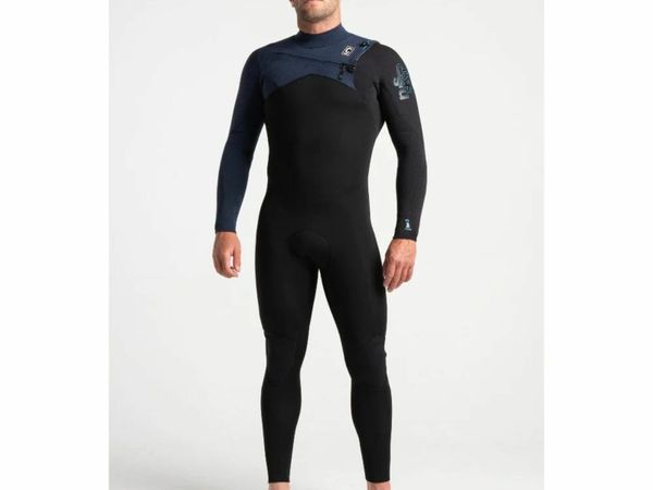 C-Skins Session 4:3 Mens Chest Zip Steamer Wetsuit