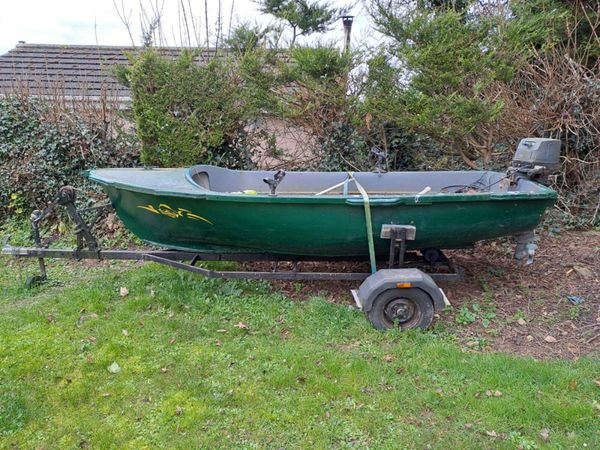 Boat, engine and trailer