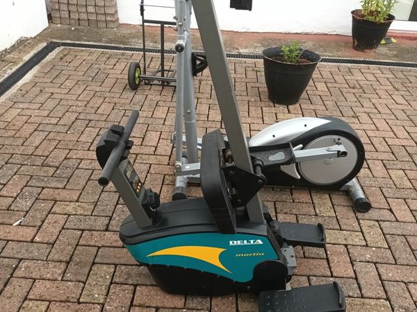 Rowing machine and cross trainer