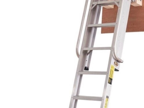 Stairway loft ladder