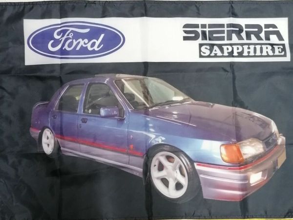 Ford Sierra Sapphire Flag Blue