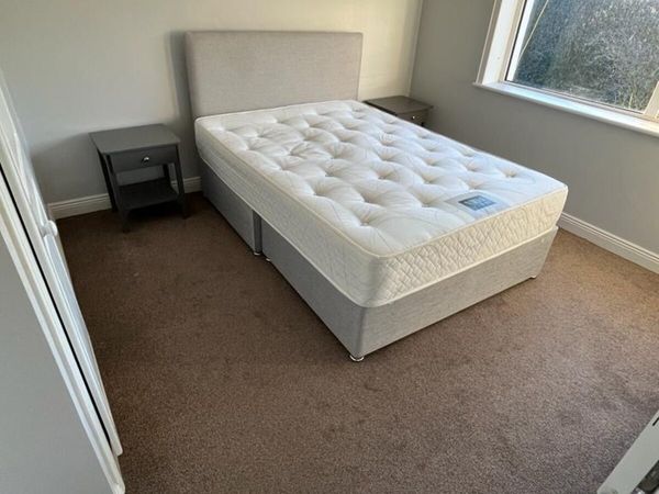 Double Bed Frame and Mattress