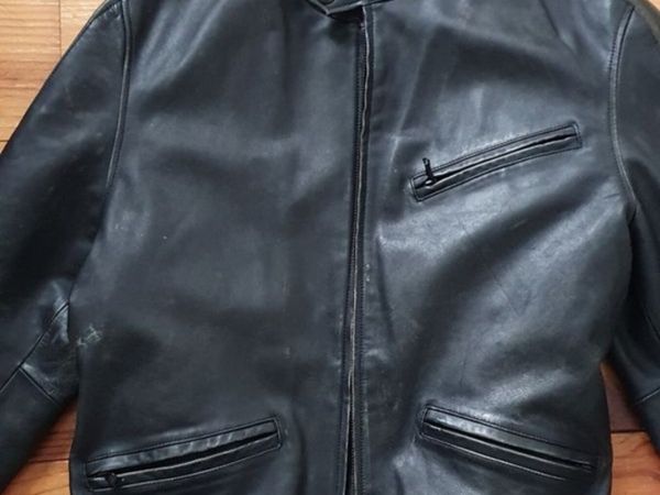 Men's leather jacket, banana republic