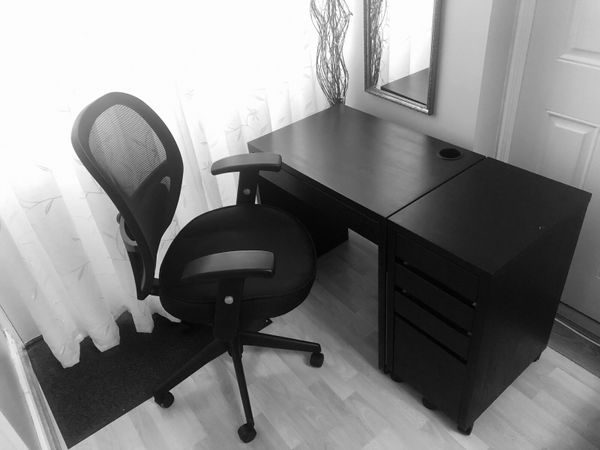Chair and desk
