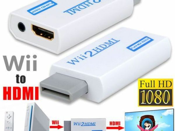 Full HD 1080P Wii to HDMI Converter Adapter Wii2HD