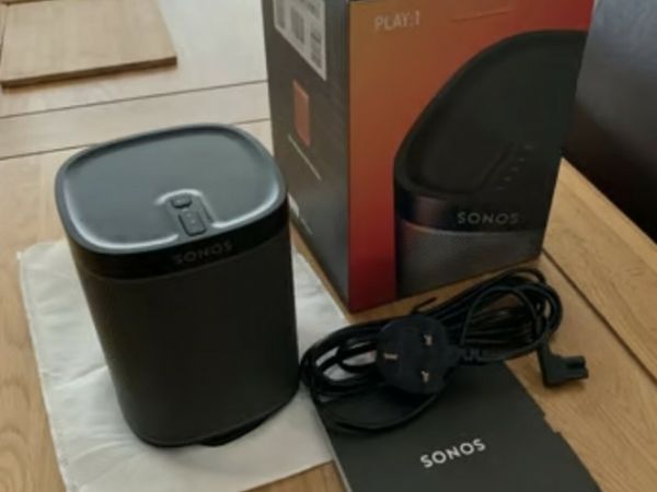 Sonos Play:1 Speaker (Black) X2