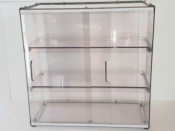 Clear Display Cabinet, Food Safe, Fully Assembled