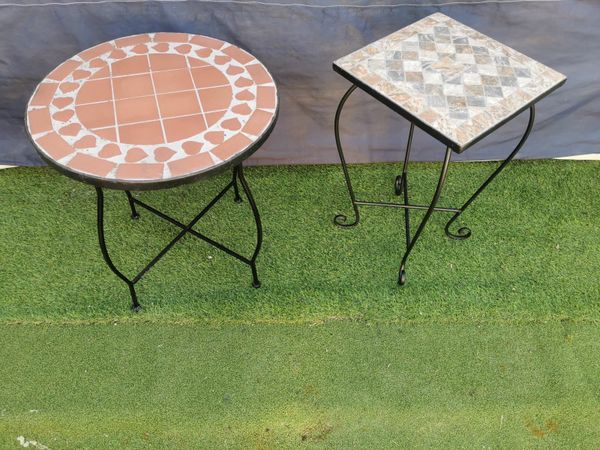 Mosaic Garden tables
