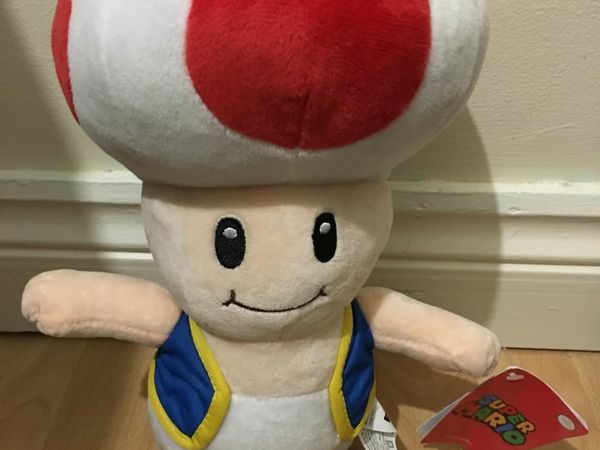 Official Toad Mario Plush Toy