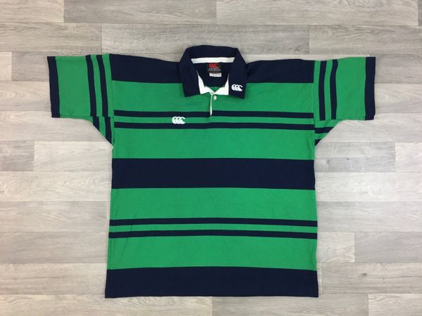 Vintage Canterbury Striped Rugby Shirt Mens 3XL