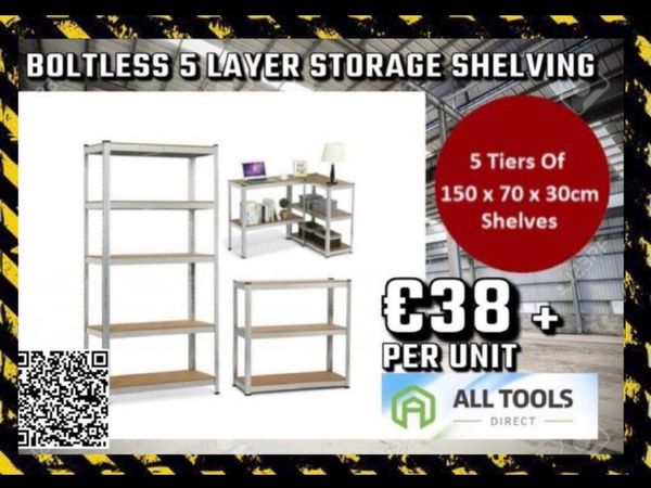 Garage workshop storage shelf shelving unit