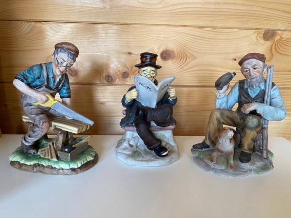 3 dad/ grandad figurines