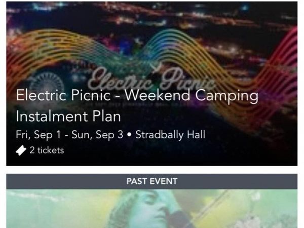 EP Weekend with Camping X2 Ticketed