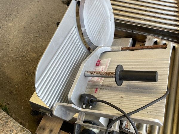 Meat slicer commercial size used