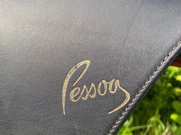 Pessoa 17.5” black leather jumping saddle
