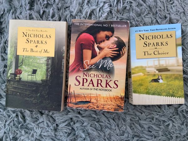3 x Nicholas Sparks Books