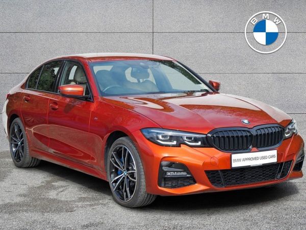 BMW 3-Series Saloon, Petrol Plug-in Hybrid, 2021, Orange