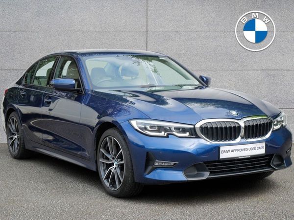 BMW 3-Series Saloon, Petrol, 2019, Blue