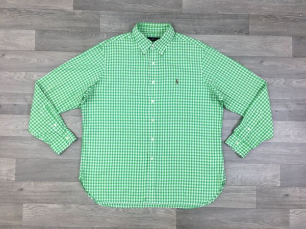 Polo Ralph Lauren Button Down Check Shirt Mens XL
