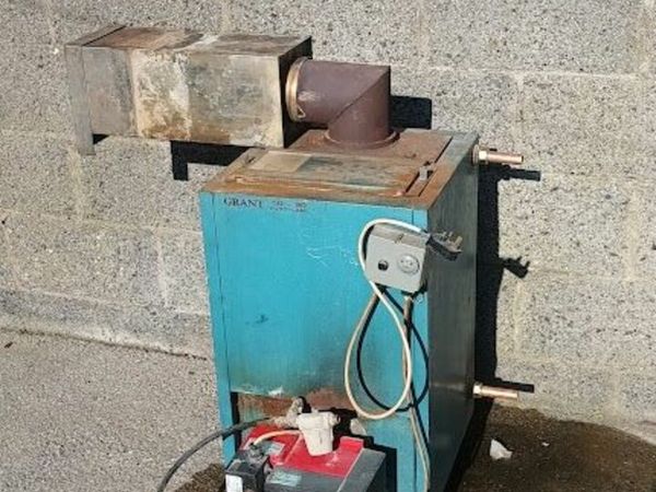 Grant 50-90 Euroflame oil boiler and burner