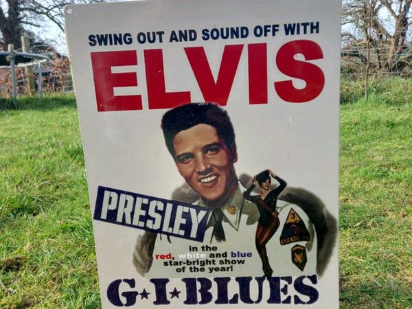 Elvis Tin Sign