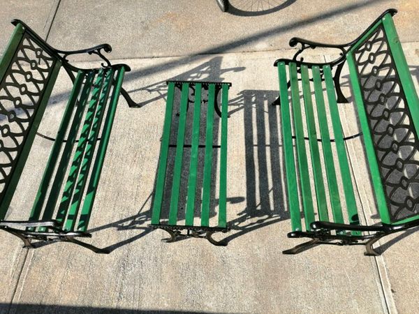 Cast iron bench