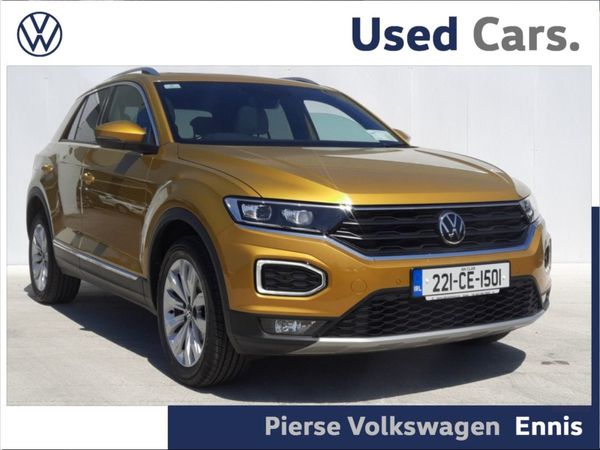 Volkswagen T-Roc SUV, Petrol, 2022, Yellow