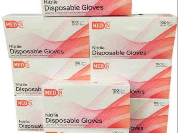 €2 NITRILE GLOVES - 500 BOXES SOLD AS ONE LOT!