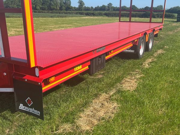 2022 broughan bale trailer 28 ft
