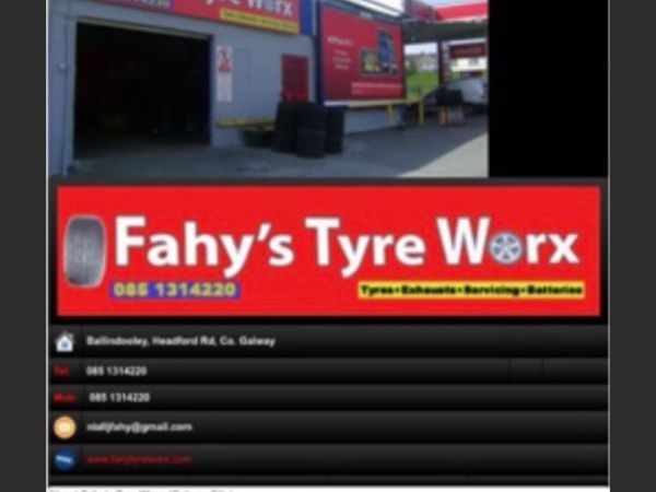 TYRES AND ALLOYS NEW USED GALWAY CITY €40