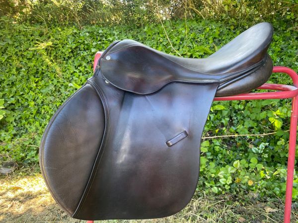 18” Berney brothers brown Leather saddle