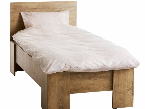 Single Bed Frame 90x200 wild oak incl. slats
