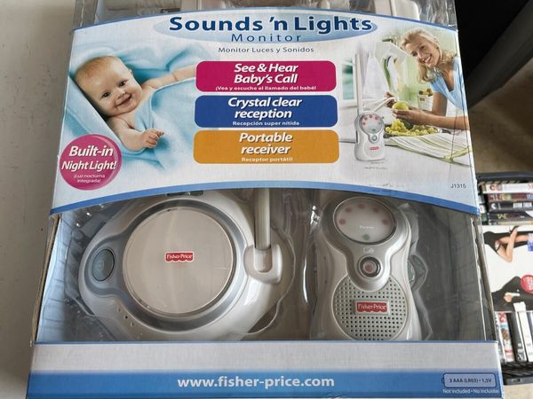 Fisher price lights and sounds baby monitor
