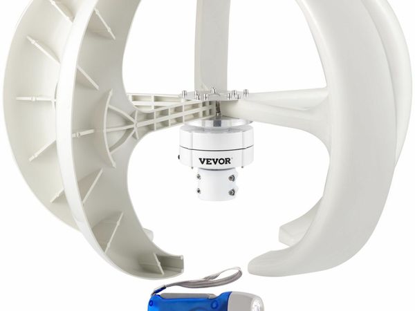 600W 12V Vertical Axis Lantern Wind Turbine Genera