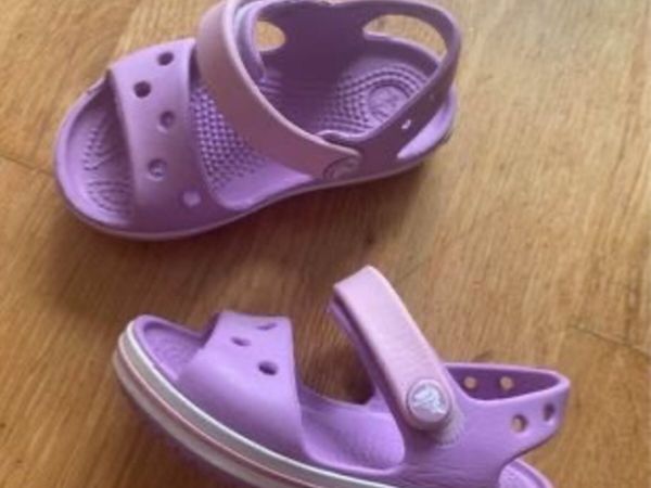Croc Purple Toddler Sandals