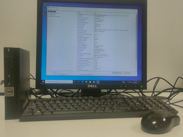 Desktop Mini Dell OptiPlex 3040 Full Set up