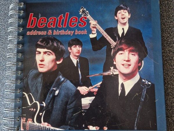 Retro Beatles Address and Birthdays Book