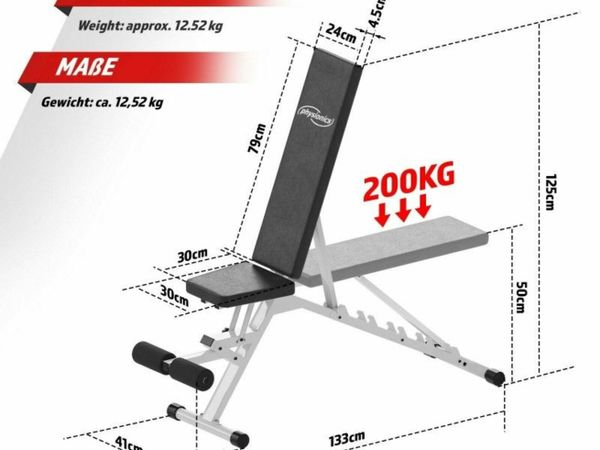 PRO GYM BENCH - FREE DELIVERY