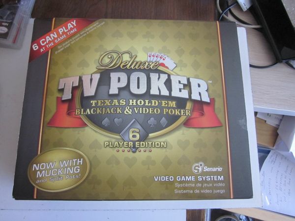 Deluxe TV Poker Game 6 Player Edition New