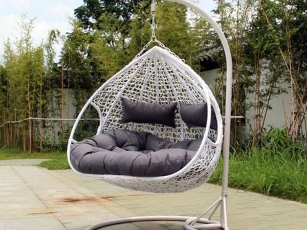 DOUBLE SWING EGG CHAIR  - DELIVERY
